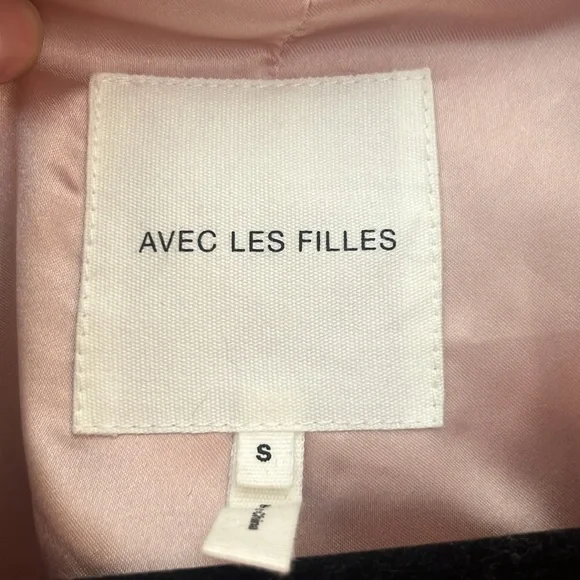 Avec les filles star faux fur jacket size small - Picture 2 of 3